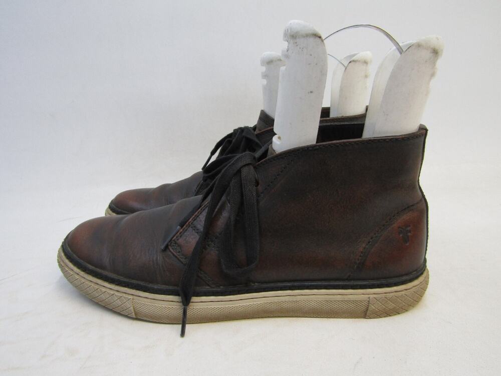 Frye Mens Size 9 M Brown Leather Laces Casual Comfort Shoes